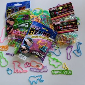 220+ Collectable Shaped Rubber Bands